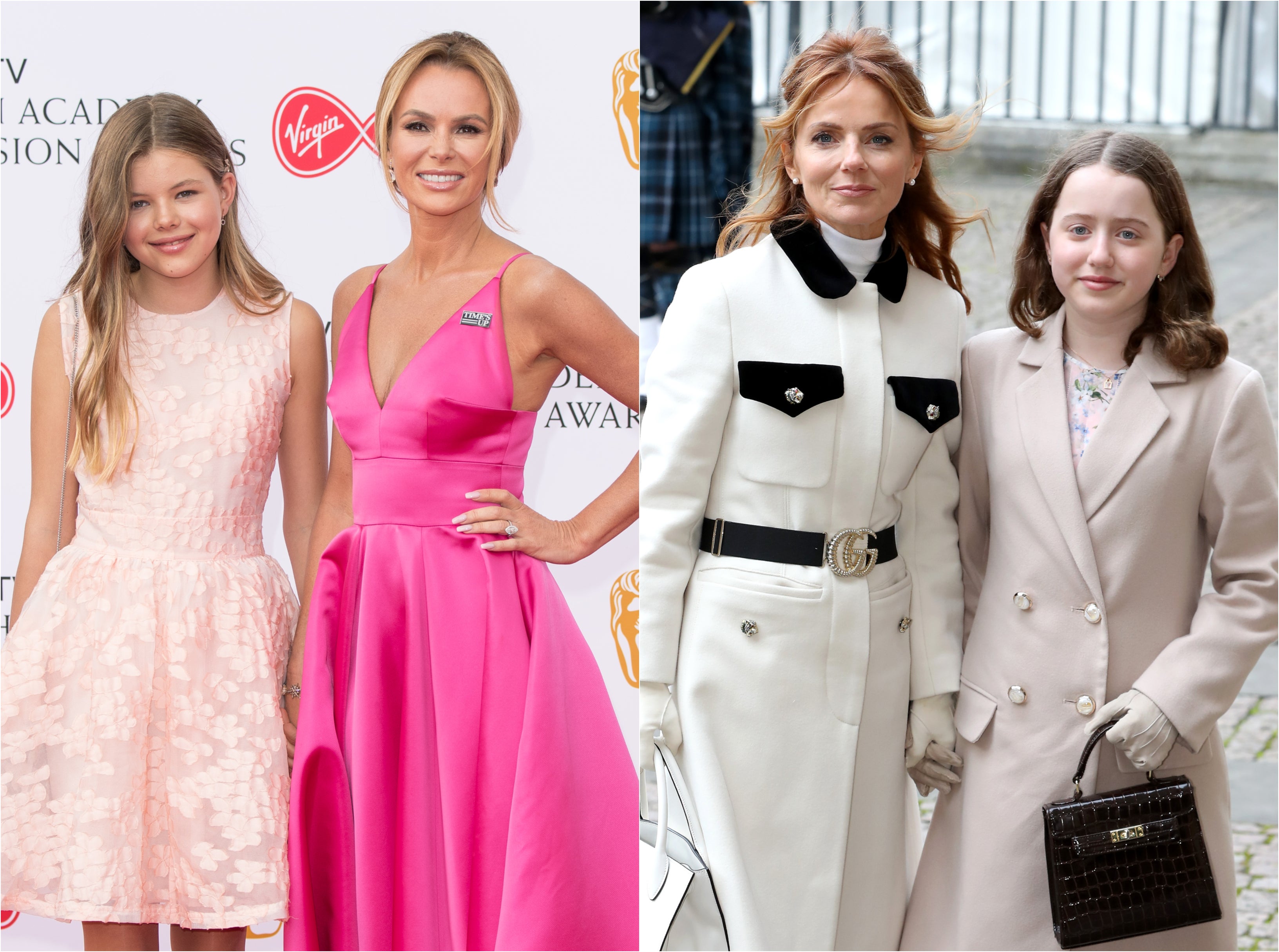 Geri Horner and Amanda Holden celebrate their daughters’ ‘incredible